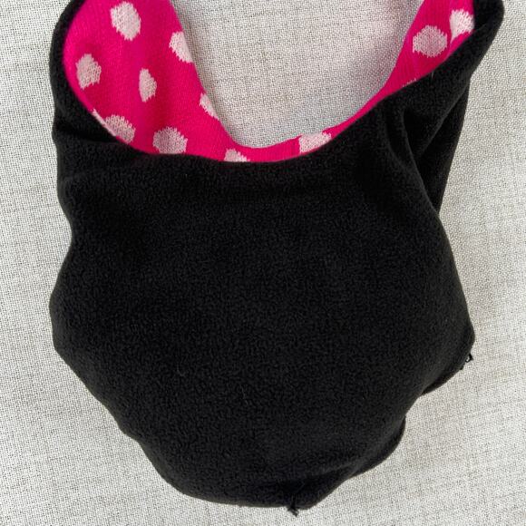 Disney Minnie Mouse Ears Fleece Knit Hat Youth OS Winter Snow Bow Stocking Cap - Picture 6 of 8